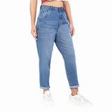 Women's Blue Casual Regular Fit Solid Jeans