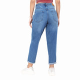 Women's Blue Casual Regular Fit Solid Jeans