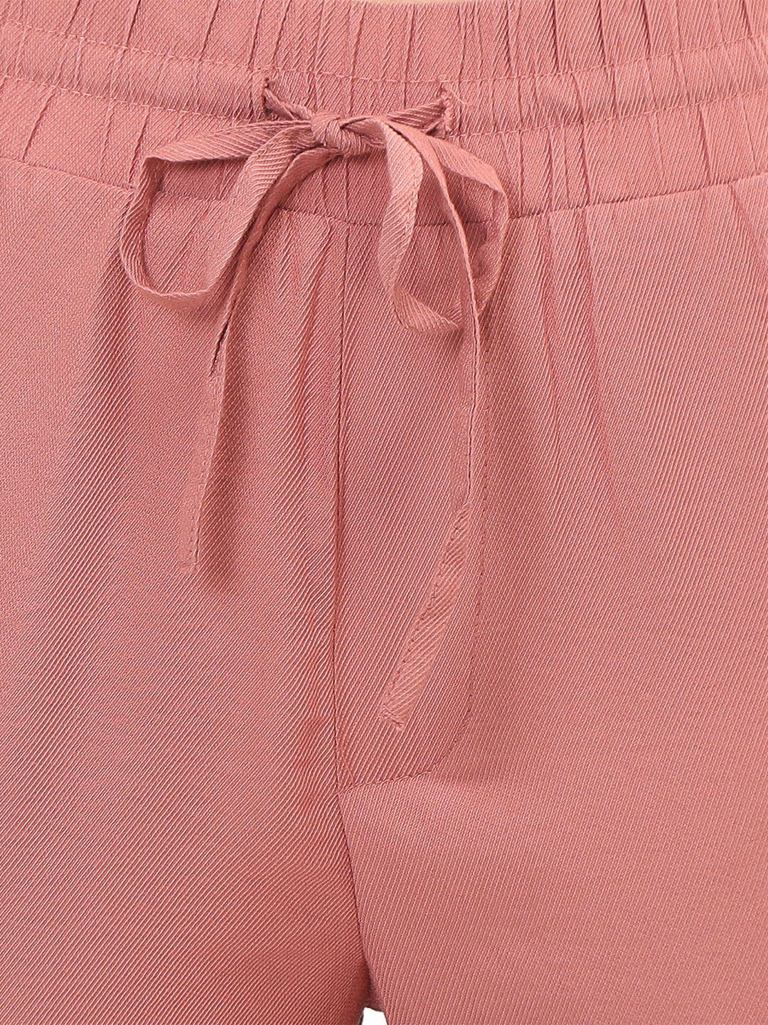 Women's Pink Casual Regular Fit Solid Jogger