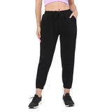 Women's Black Casual Regular Fit Solid Jogger