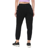 Women's Black Casual Regular Fit Solid Jogger