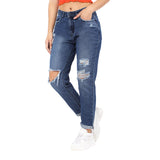 Women's Blue Casual Regular Fit Solid Jeans