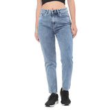 Women's Blue Casual Regular Fit Solid Jeans