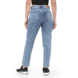 Women's Blue Casual Regular Fit Solid Jeans