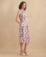 Women's Multicolor Sleeveless Dress