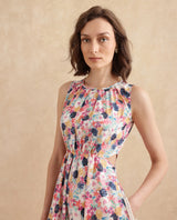 Women's Multicolor Sleeveless Dress
