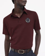 Men's Brown Casual Regular Fit Solid Half Sleeves Polo Tshirt