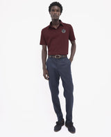 Men's Brown Casual Regular Fit Solid Half Sleeves Polo Tshirt