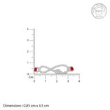 Infinity 925 Silver Rakhi