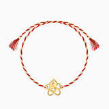 Golden Divine Ganesha 925 Silver Rakhi