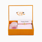 Golden Divine Ganesha 925 Silver Rakhi