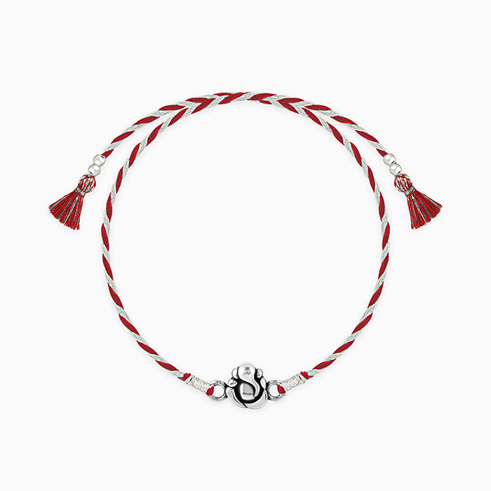 Ganpati Motif 925 Silver Rakhi