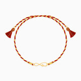Golden Infinity Bro 925 Silver Rakhi