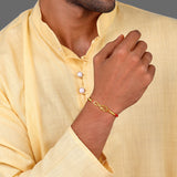 Golden Infinity Bro 925 Silver Rakhi