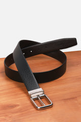 Men's Black & Brown Reversible Leather Belt