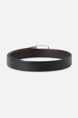Men's Black & Brown Reversible Leather Belt