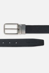 Men's Black & Brown Reversible Leather Belt