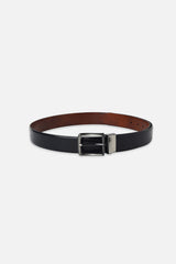 Men's Black & Brown Reversible Leather Belt