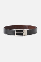 Men's Black & Brown Reversible Leather Belt
