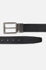 Men's Black & Brown Reversible Leather Belt