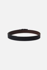 Men's Black & Brown Reversible Leather Belt