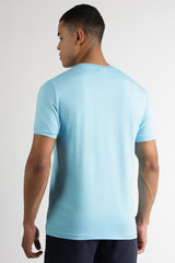 Men's Multicolor Casual Cotton Blend Half Sleeves Tshirt