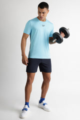 Men's Multicolor Casual Cotton Blend Half Sleeves Tshirt