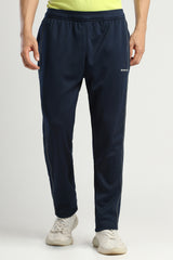 Men's Blue Casual Polyester Trackpant