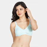 Women's Blue Basics Double Layered Non Wired 3/4th Coverage Sag Lift Bra