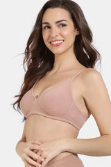Women's Skin Basics Double Layered Non Wired 3/4th Coverage Sag Lift Bra