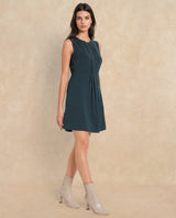Women's Green Casual Sleeveless Dress