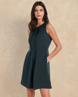 Women's Green Casual Sleeveless Dress