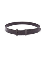 Men's Ryan Brown Reversible Monogram Print Gun Metal Belt