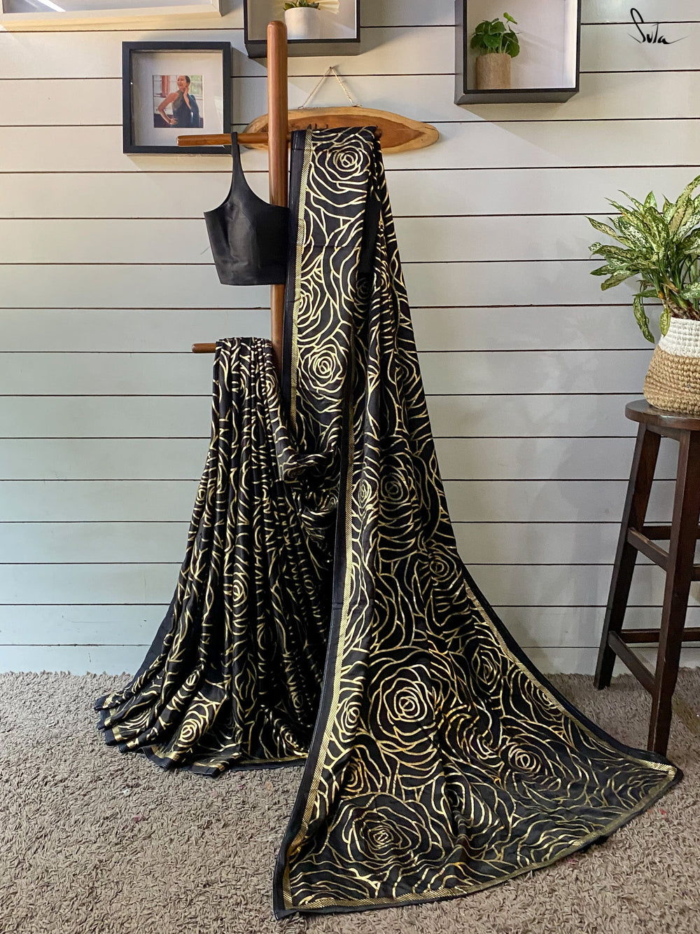 Women's Multicolor Viscose Modal Saree