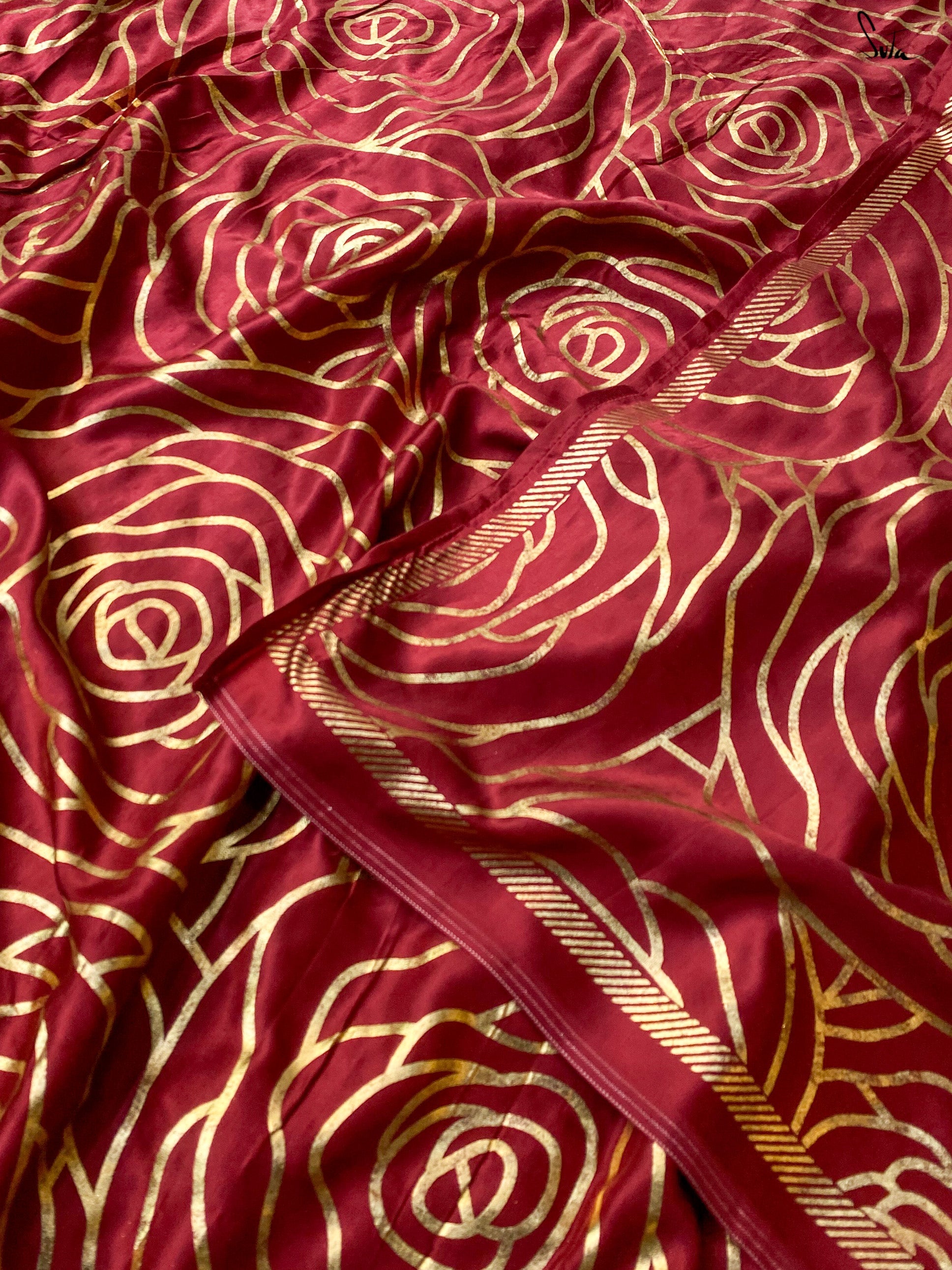 Women's Multicolor Modal Saree