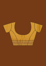 Women's Yellow Zariwork Art Silk Saree