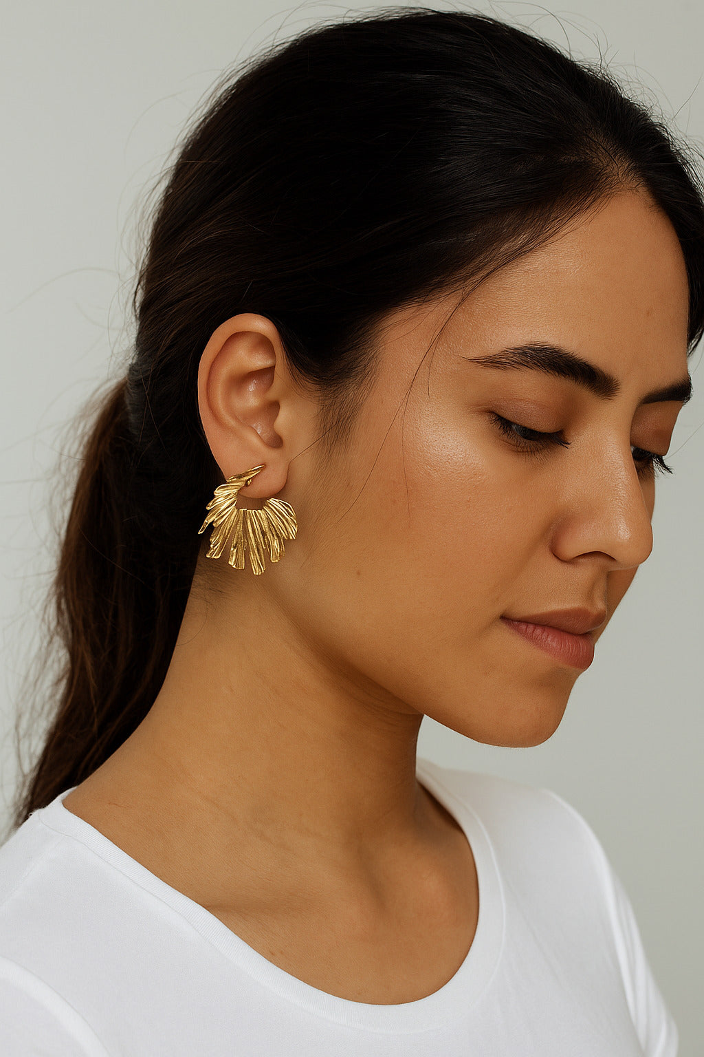 Women's Gold Casual Earrings