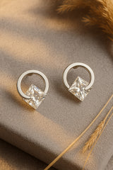 Women's Silver Casual Earrings