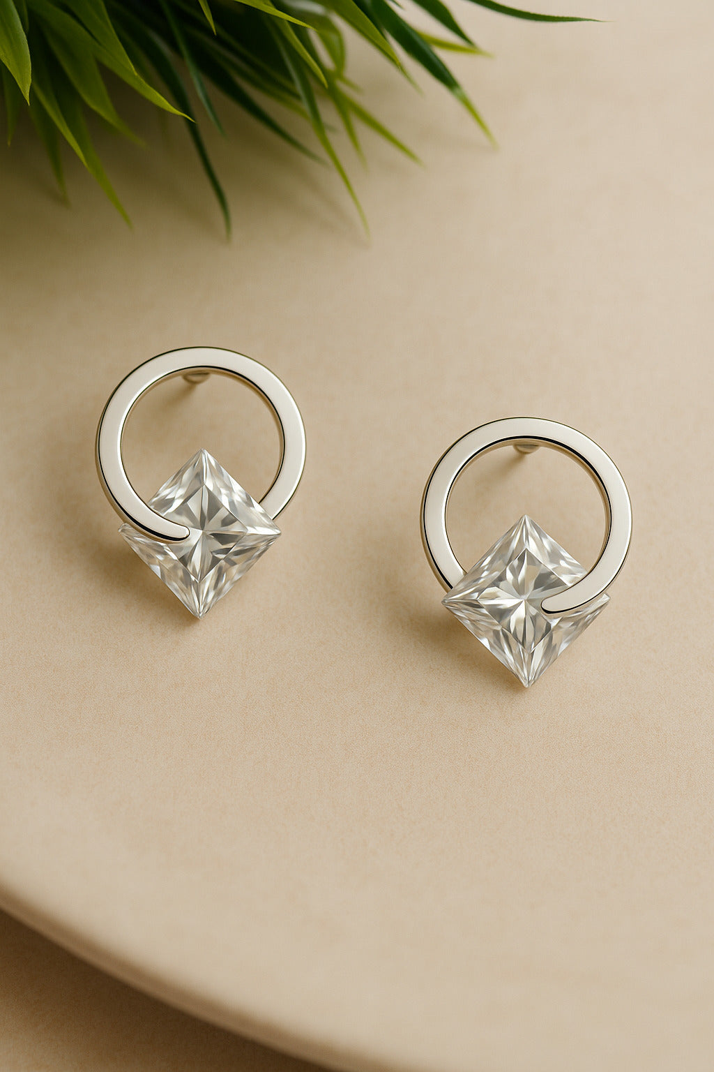 Women's Silver Casual Earrings