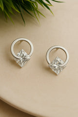 Women's Silver Casual Earrings