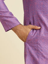 Men's Regal Purple Kurta Pajama Fiesta