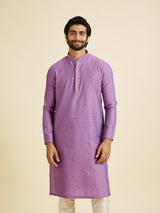 Men's Regal Purple Kurta Pajama Fiesta