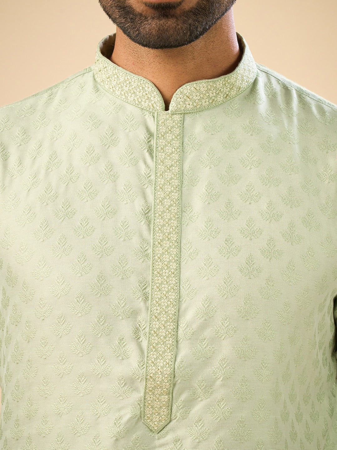 Men's Elegant Emerald Green Kurta Pajama
