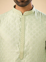 Men's Elegant Emerald Green Kurta Pajama