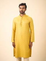 Men's Mustard Elegance Kurta Pajama