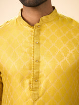Men's Mustard Elegance Kurta Pajama