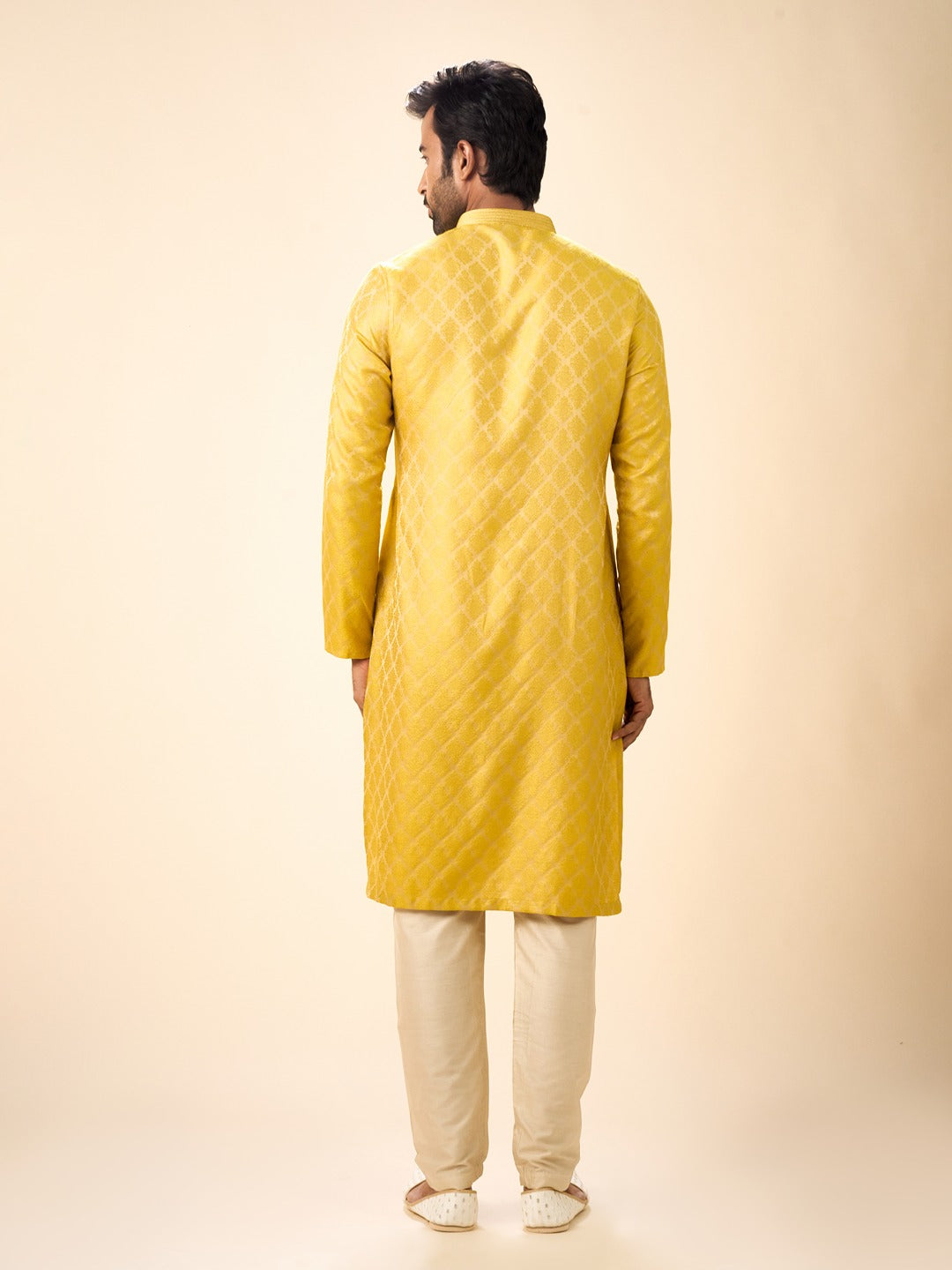 Men's Mustard Elegance Kurta Pajama