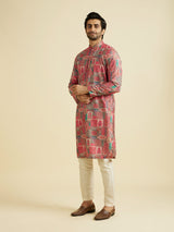 Men's Pink Charm Kurta Pajama