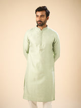Men's Green Elegance Kurta Pajama