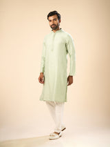 Men's Green Elegance Kurta Pajama